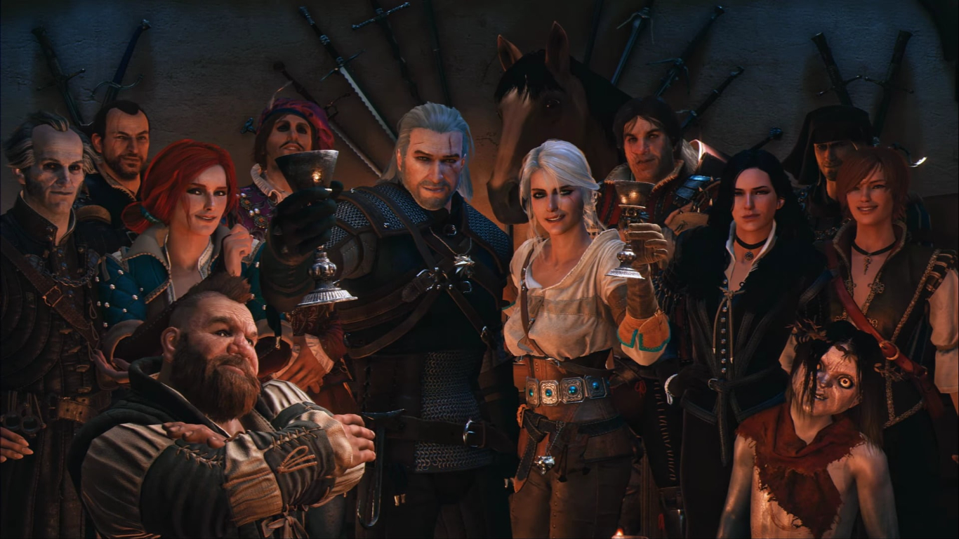 All the game characters in a image